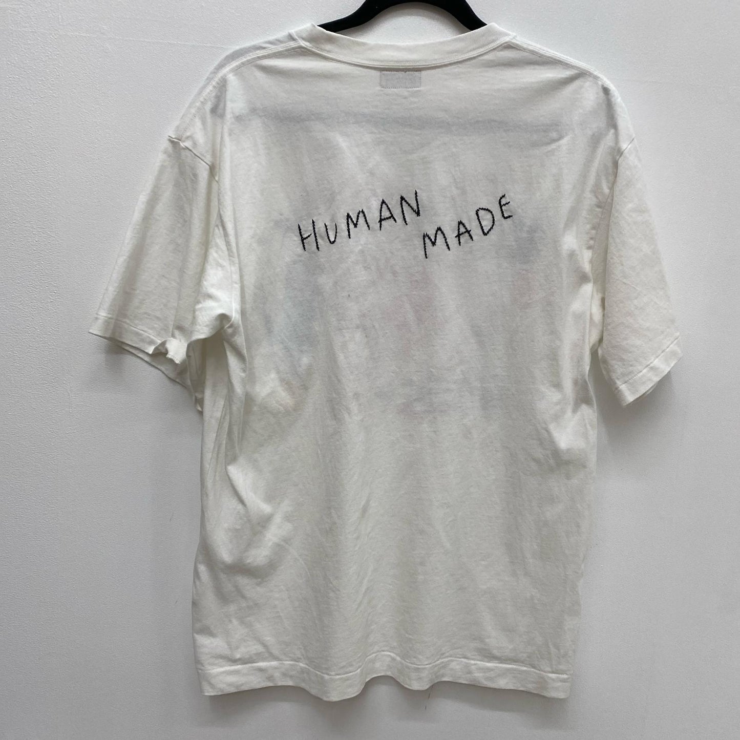 HUMAN MADE | ヒューマンメード EMBROIDERED T-SHIRT 半袖Ｔシャツ HM31CS002 ホワイト サイズ：XL【加古川店】