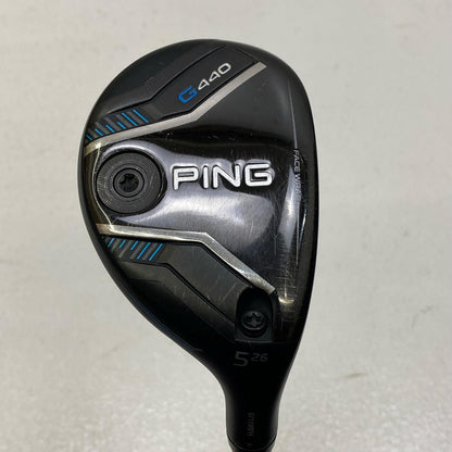 【ゴルフ用品】 PING | ピン PING ユーティリティ G440(2025) 5U シャフト:TOUR 2.0 CHROME フレックス:S ﾍｯﾄﾞｶﾊﾞｰ付属 約38ｲﾝﾁ【加古川店】