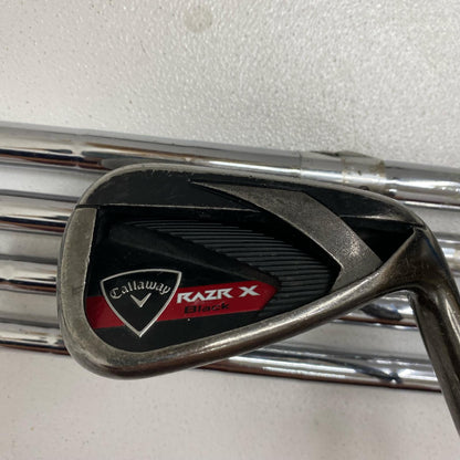 【ゴルフ用品】 Callaway | キャロウェイ CALLAWAY アイアンセット RAZR X BLACK(2012) 5本ｾｯﾄ シャフト:NS.PRO 950GH 5~9 FLEX不明【加古川店】
