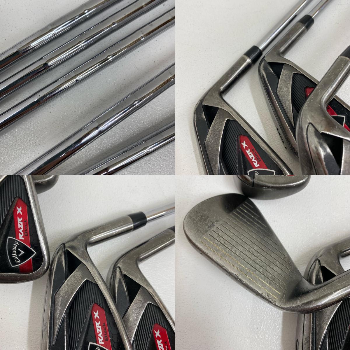 【ゴルフ用品】 Callaway | キャロウェイ CALLAWAY アイアンセット RAZR X BLACK(2012) 5本ｾｯﾄ シャフト:NS.PRO 950GH 5~9 FLEX不明【加古川店】