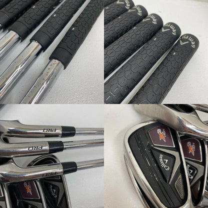 【ゴルフ用品】 Callaway | キャロウェイ CALLAWAY アイアンセット X2 HOT PRO(2014) 7本ｾｯﾄ シャフト:NS.PRO 950GH フレックス:S ﾚﾌﾃｨ 4~9.P【加古川店】
