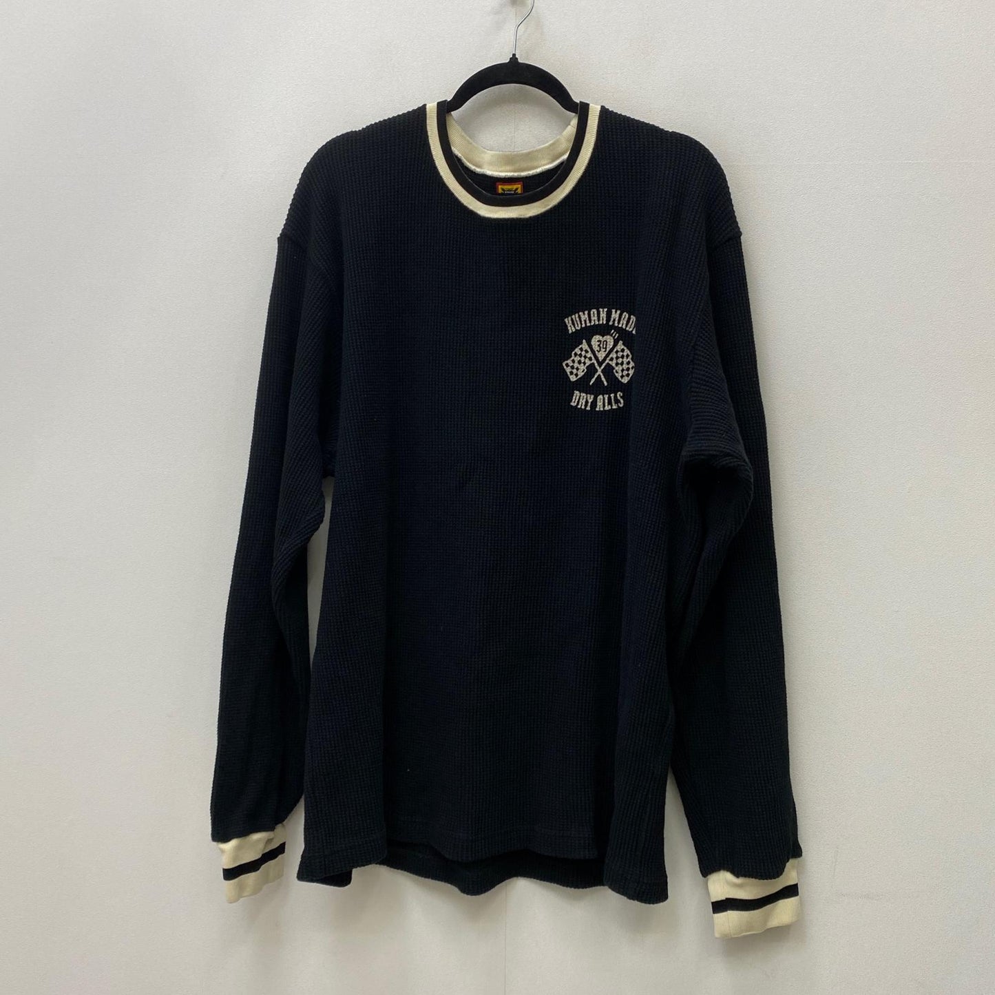HUMAN MADE | ヒューマンメード THERMAL L/S T-SHIRT 長袖Ｔシャツ HM28CS027 ブラック サイズ：XXL【加古川店】