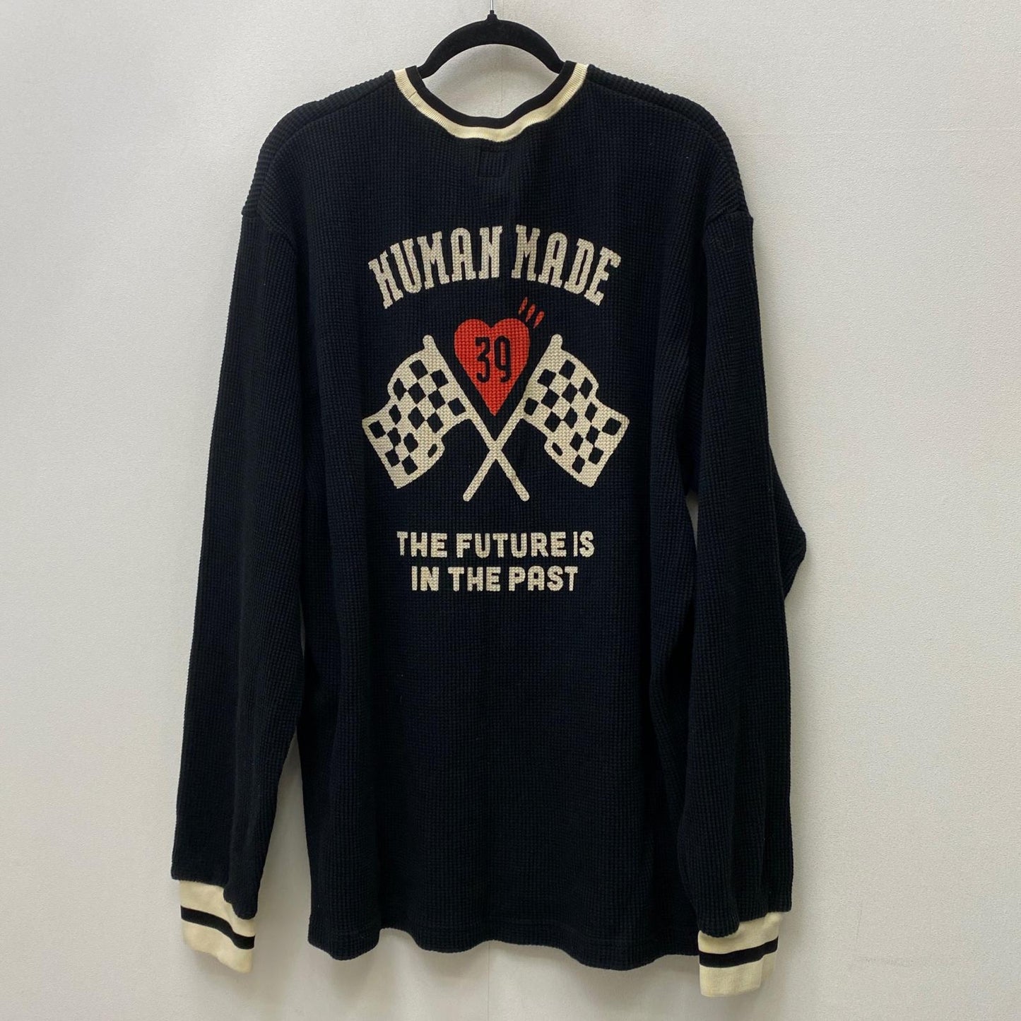 HUMAN MADE | ヒューマンメード THERMAL L/S T-SHIRT 長袖Ｔシャツ HM28CS027 ブラック サイズ：XXL【加古川店】