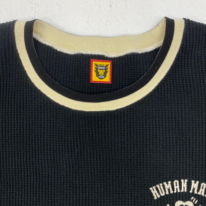 HUMAN MADE | ヒューマンメード THERMAL L/S T-SHIRT 長袖Ｔシャツ HM28CS027 ブラック サイズ：XXL【加古川店】