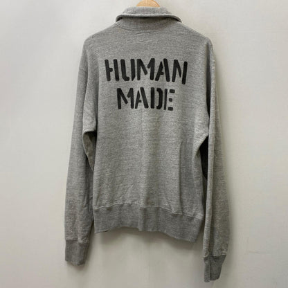 HUMAN MADE | ヒューマンメード Half-Zip Sweatshirt スウェット HM28CS005 グレー サイズ：XL【加古川店】