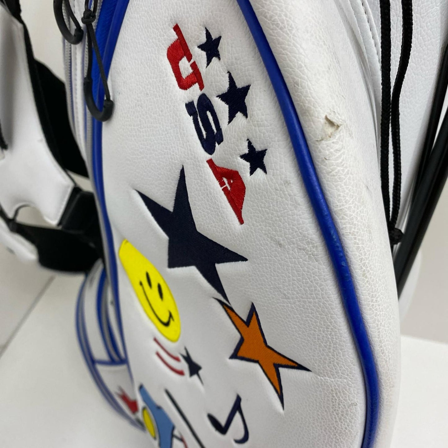 【ゴルフ用品】 キャディバッグ BLUETEE GOLF ｽﾀﾝﾄﾞｷｬﾃﾞｨﾊﾞｯｸﾞ ｲﾀﾐ有【加古川店】