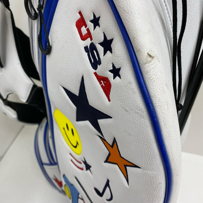 【ゴルフ用品】 キャディバッグ BLUETEE GOLF ｽﾀﾝﾄﾞｷｬﾃﾞｨﾊﾞｯｸﾞ ｲﾀﾐ有【加古川店】