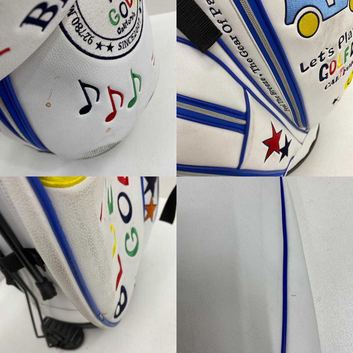 【ゴルフ用品】 キャディバッグ BLUETEE GOLF ｽﾀﾝﾄﾞｷｬﾃﾞｨﾊﾞｯｸﾞ ｲﾀﾐ有【加古川店】