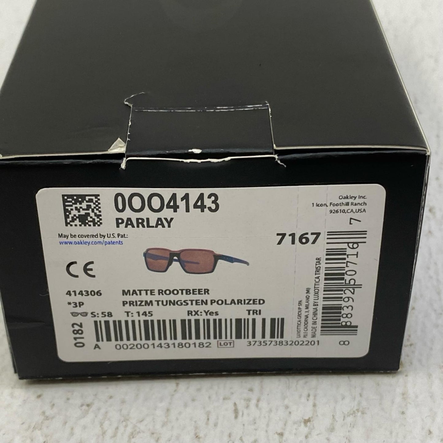 OAKLEY | オークリー OAKLEY サングラス(ｺﾞﾙﾌ) OO4143-0658 PARLAY ｻﾝｸﾞﾗｽ 箱有【加古川店】