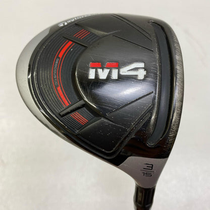 【ゴルフ用品】 TaylorMade | テーラーメイド TaylorMade フェアウェイウッド M4 (2021) 3W 15° シャフト:ATOMS フレックス:S ﾍｯﾄﾞｶﾊﾞｰ有【加古川店】