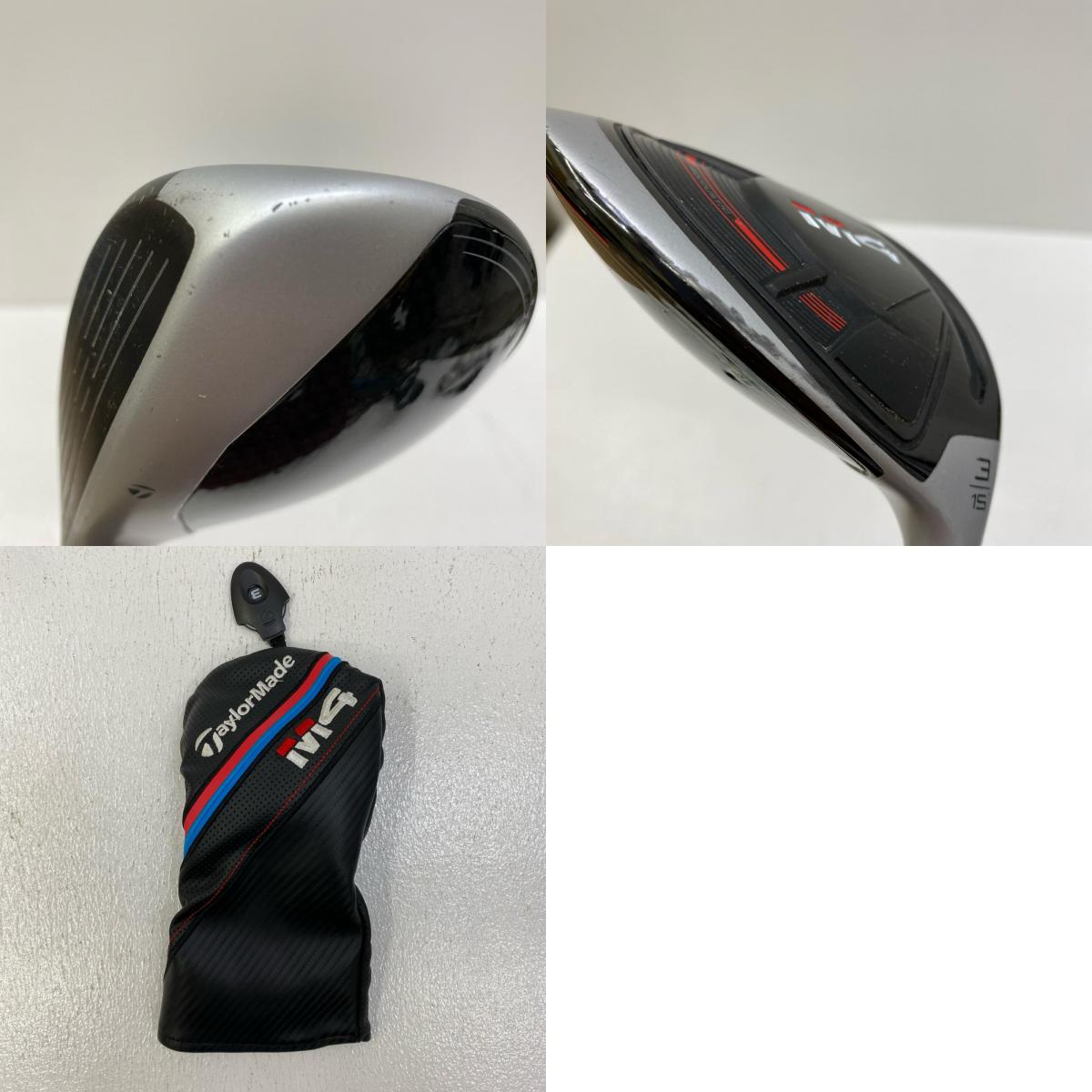 【ゴルフ用品】 TaylorMade | テーラーメイド TaylorMade フェアウェイウッド M4 (2021) 3W 15° シャフト:ATOMS フレックス:S ﾍｯﾄﾞｶﾊﾞｰ有【加古川店】