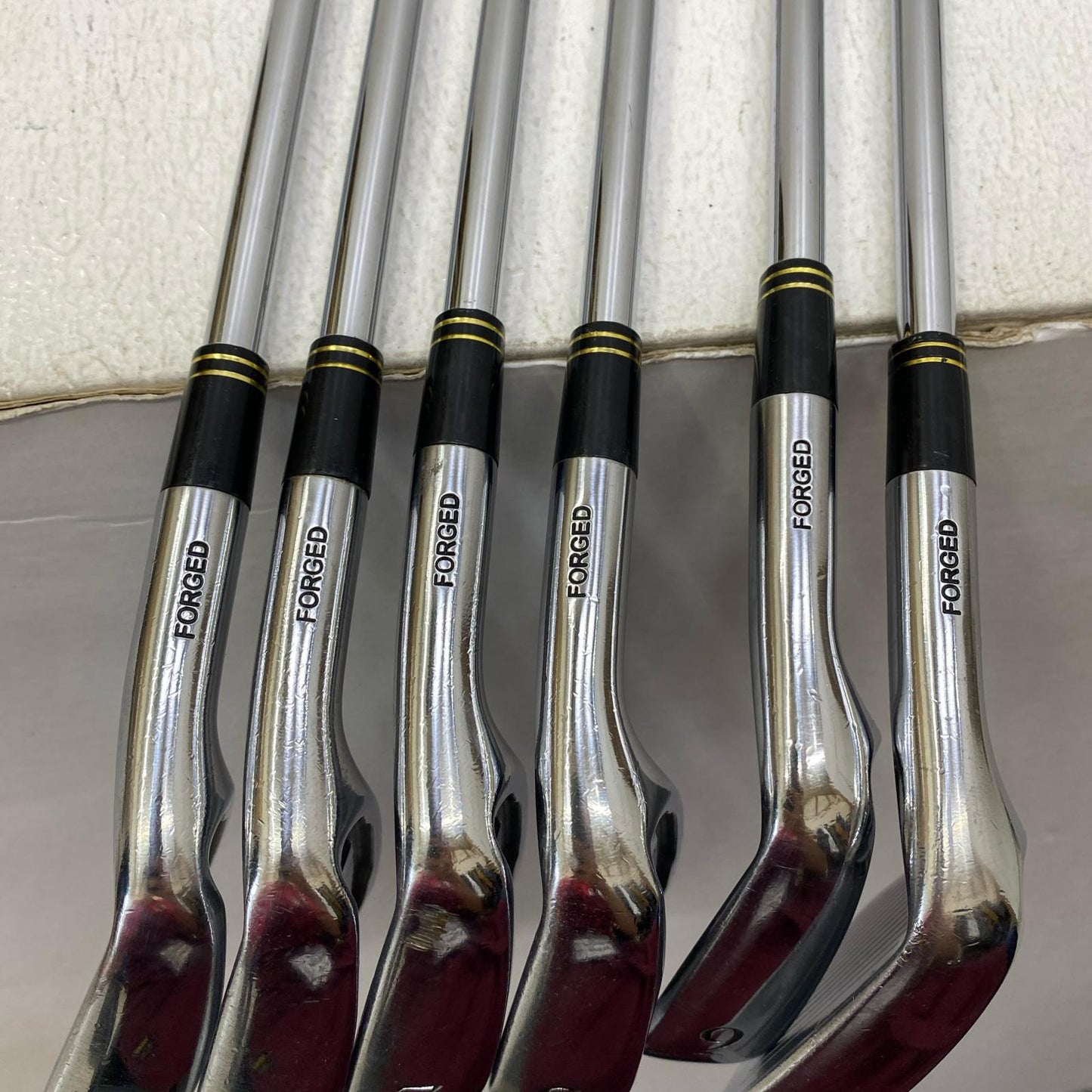 【ゴルフ用品】 McGregor | マックレガー McGREGOR アイアンセット ｼｬﾌﾄ:N.S.PRO 750GH WRAP TEACH MACTEC NV-F RED 2010ｱｲｱﾝ6本ｾｯﾄ フレックス:S 5-9.P【加古川店】