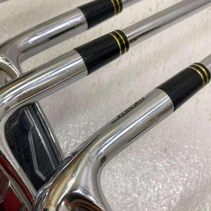 【ゴルフ用品】 McGregor | マックレガー McGREGOR アイアンセット ｼｬﾌﾄ:N.S.PRO 750GH WRAP TEACH MACTEC NV-F RED 2010ｱｲｱﾝ6本ｾｯﾄ フレックス:S 5-9.P【加古川店】