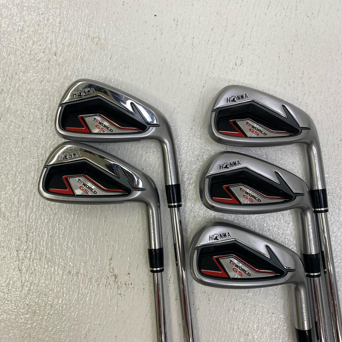 【ゴルフ用品】 HONMA | ホンマ HONMA アイアンセット T//WORLD GS(2021) 5本ｾｯﾄ シャフト:NS.PRO 950GH neo フレックス:S 6~10【加古川店】