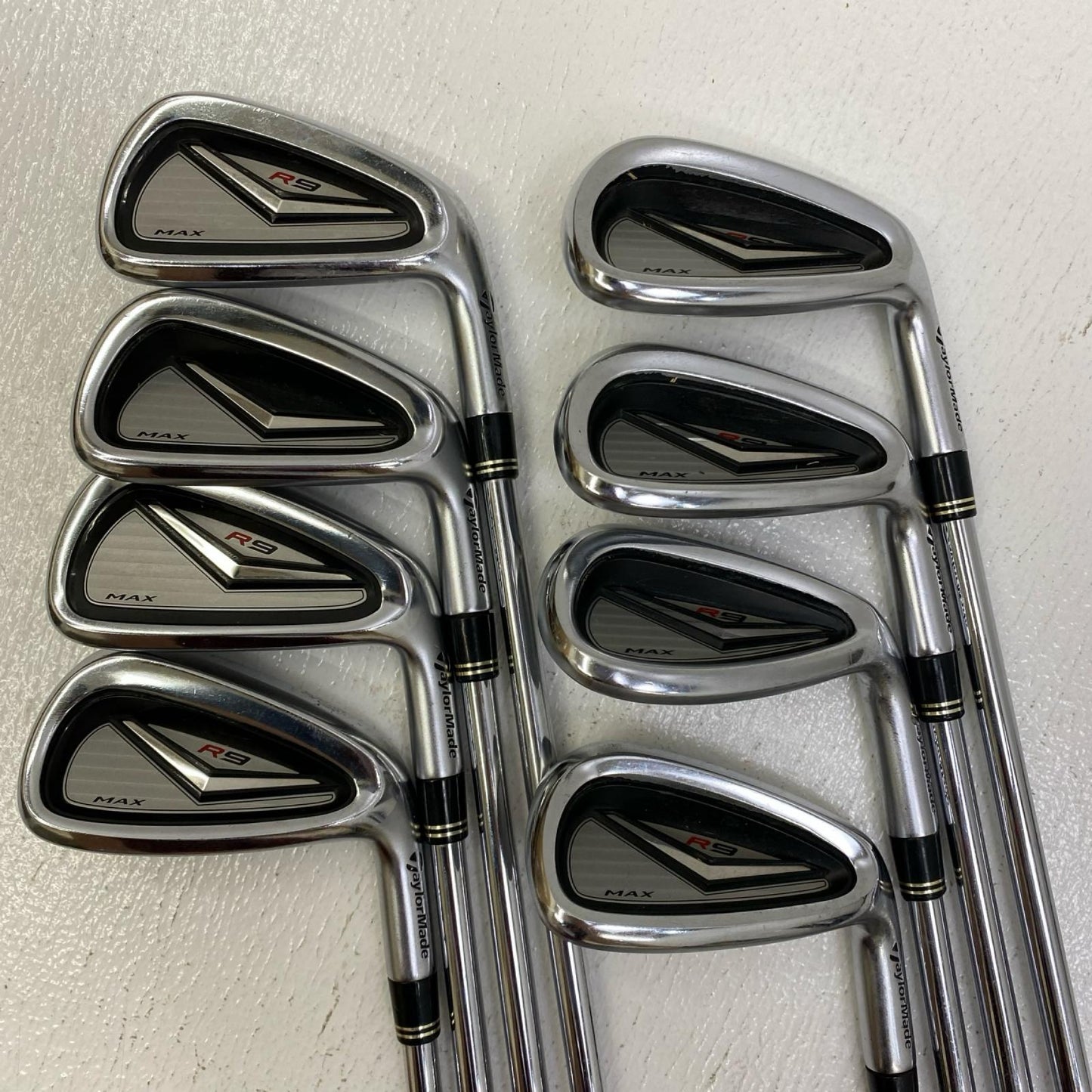 【ゴルフ用品】 TaylorMade | テーラーメイド TaylorMade アイアンセット R9 MAX(2009)ｱｲｱﾝ8本ｾｯﾄ シャフト:N.S.PRO 950GH フレックス:S 5~9.PAS【加古川店】