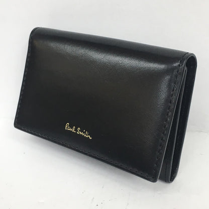 Paul Smith | ポール・スミス 名刺入れ ベジタン カードケース 553440 P212 ブラック【加古川店】