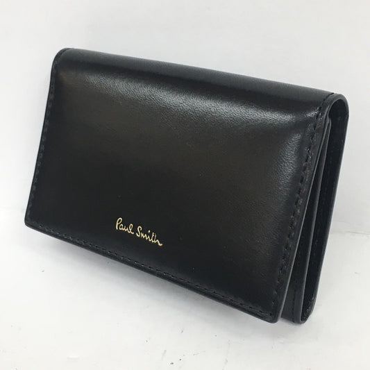 Paul Smith | ポール・スミス 名刺入れ ベジタン カードケース 553440 P212 ブラック【加古川店】