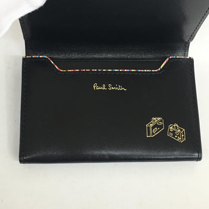 Paul Smith | ポール・スミス 名刺入れ ベジタン カードケース 553440 P212 ブラック【加古川店】