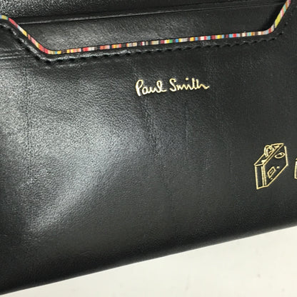 Paul Smith | ポール・スミス 名刺入れ ベジタン カードケース 553440 P212 ブラック【加古川店】