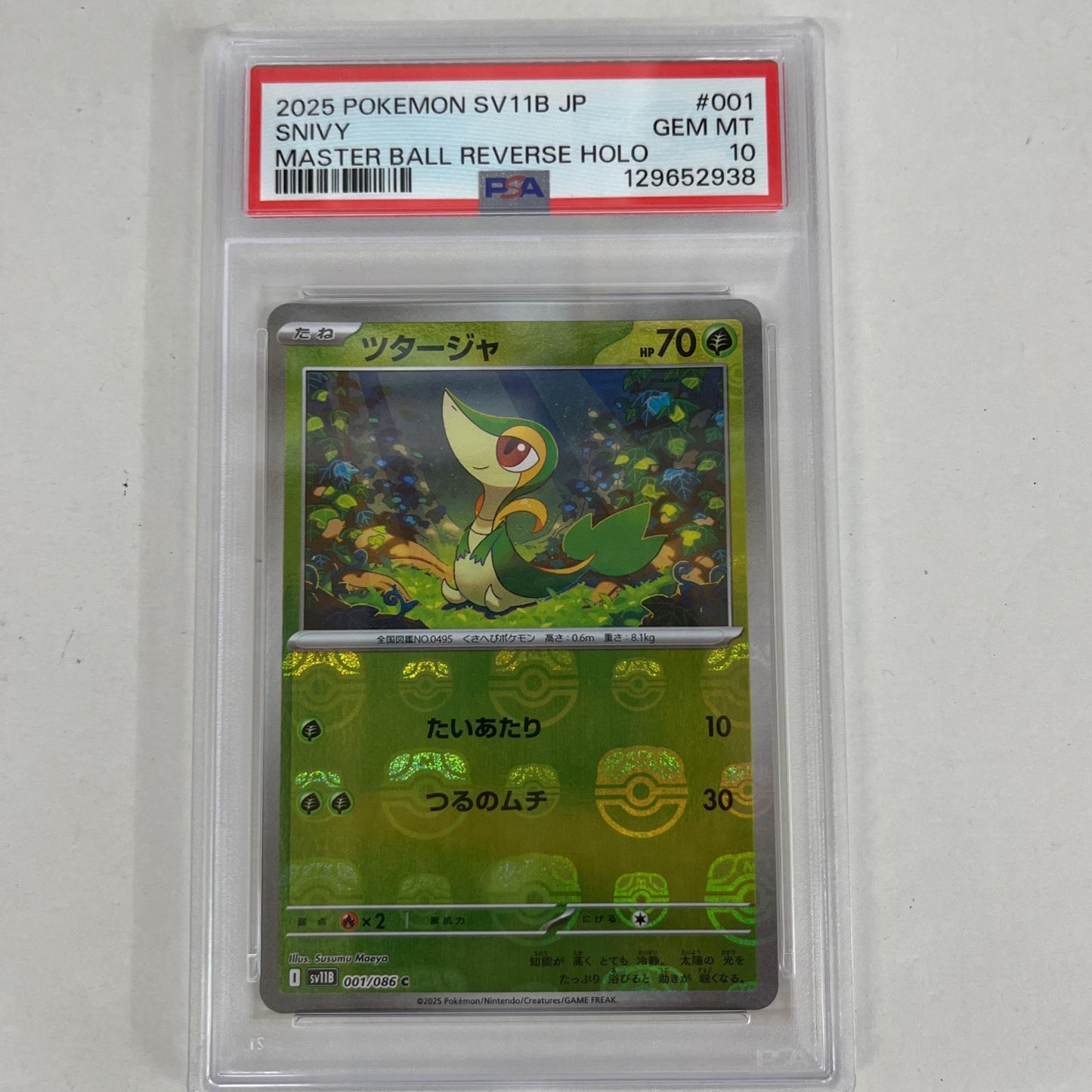 PSA10 ツタージャ C 001/086 マスターボール serial:129652938【加古川店】