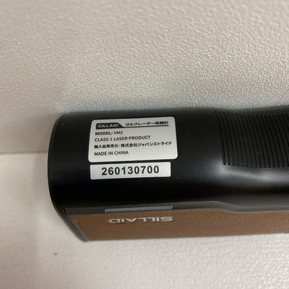 【ゴルフ用品】 ゴルフナビ SILLAID ｺﾞﾙﾌﾚｰｻﾞｰ距離計 VM2 箱、ｹｰｽ付【加古川店】