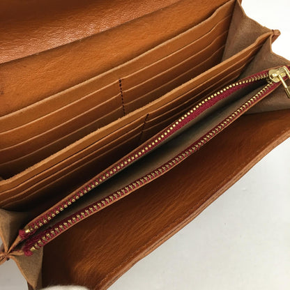 革財布 長財布 ブラウン【加古川店】