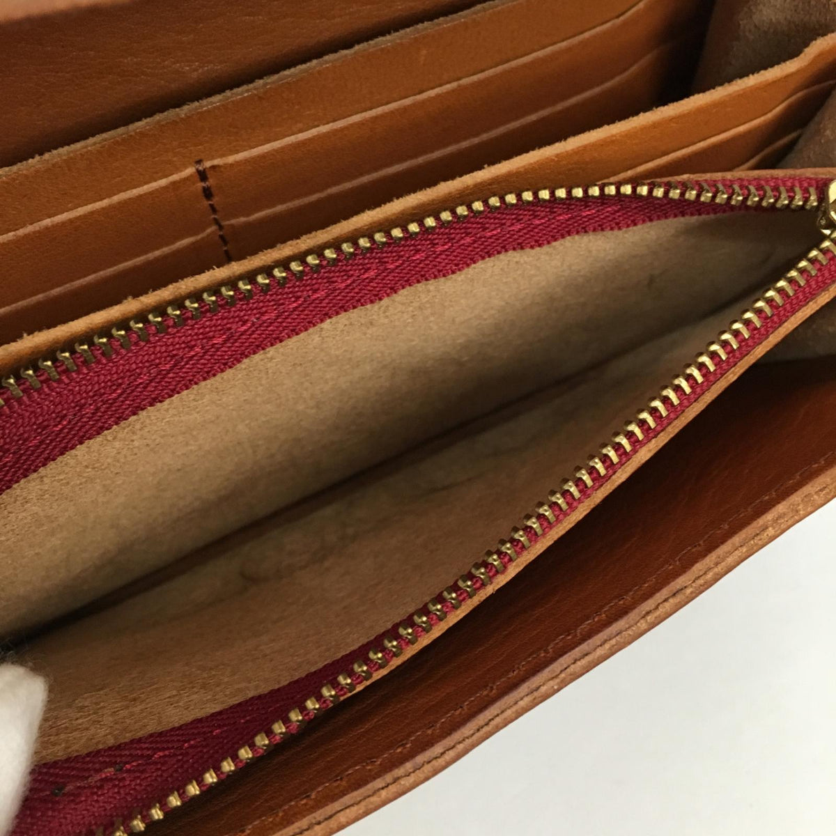 革財布 長財布 ブラウン【加古川店】