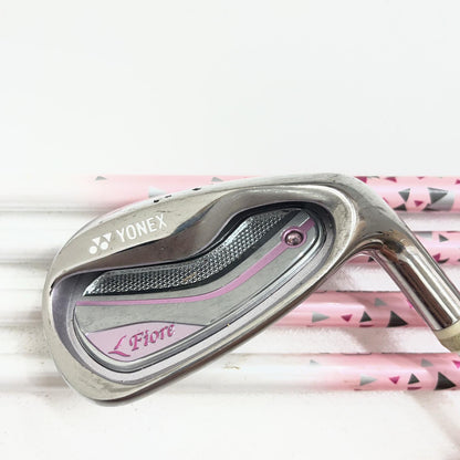 【ゴルフ用品】 YONEX | ヨネックス YONEX アイアンセット Fiore(2014) 5本ｾｯﾄ シャフト:FR300 フレックス:L ﾚﾃﾞｨｰｽ 7~9.P.S【加古川店】