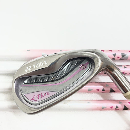 【ゴルフ用品】 YONEX | ヨネックス YONEX アイアンセット Fiore(2014) 5本ｾｯﾄ シャフト:FR300 フレックス:L ﾚﾃﾞｨｰｽ 7~9.P.S【加古川店】