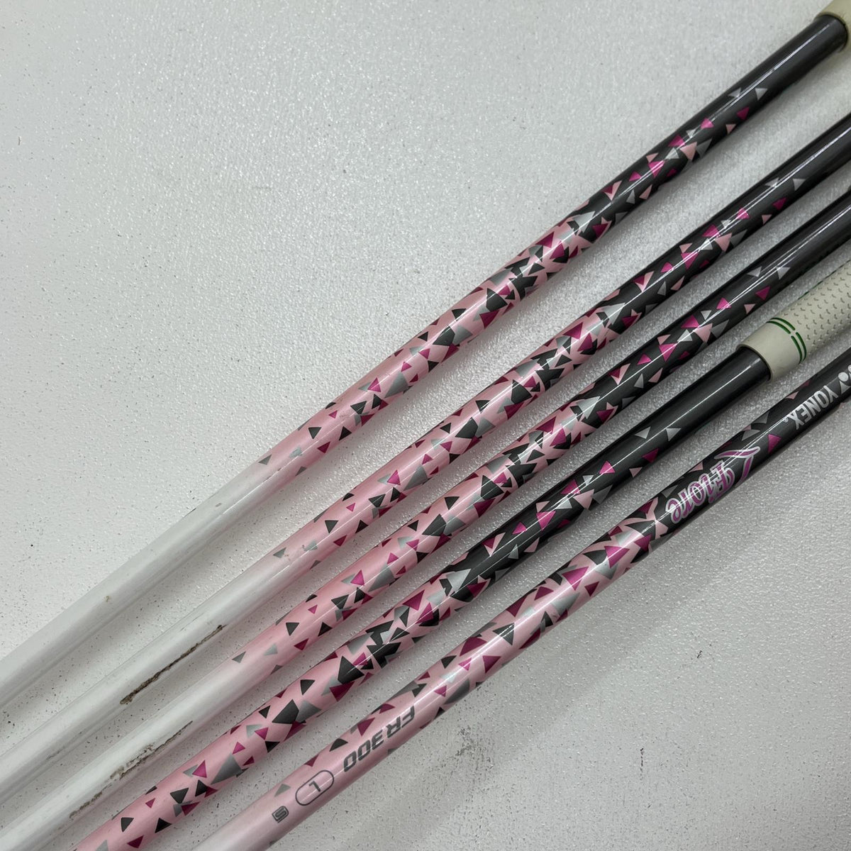 【ゴルフ用品】 YONEX | ヨネックス YONEX アイアンセット Fiore(2014) 5本ｾｯﾄ シャフト:FR300 フレックス:L ﾚﾃﾞｨｰｽ 7~9.P.S【加古川店】
