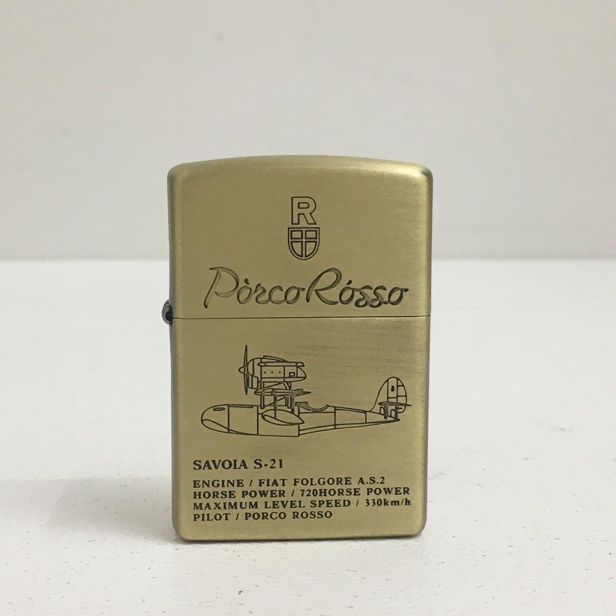 ZIPPO | ジッポ 紅の豚 ライター SAVOIA-21 ゴールド【加古川店】