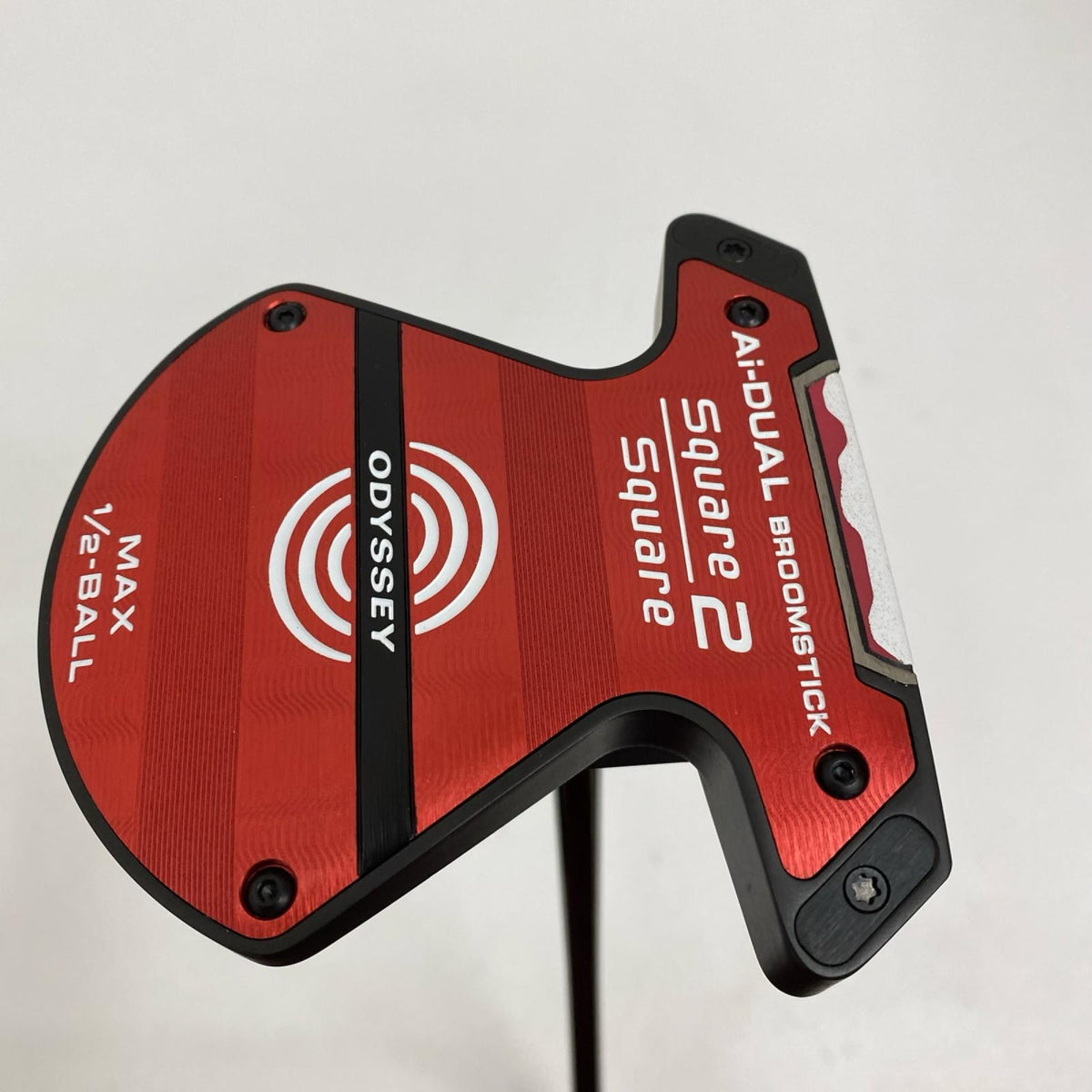 【ゴルフ用品】 ODYSSEY | オデッセイ ODYSSEY パター Ai-DUAL Square 2 Square BROOMSTICK MAX 1/2-BALL ﾍｯﾄﾞｶﾊﾞｰ付属、約44ｲﾝﾁ【加古川店】
