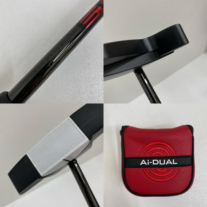 【ゴルフ用品】 ODYSSEY | オデッセイ ODYSSEY パター Ai-DUAL Square 2 Square BROOMSTICK MAX 1/2-BALL ﾍｯﾄﾞｶﾊﾞｰ付属、約44ｲﾝﾁ【加古川店】