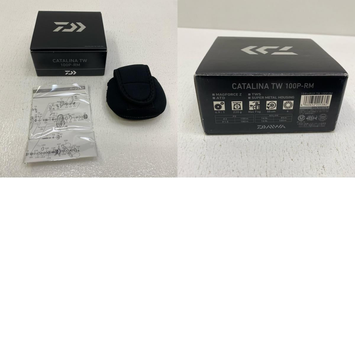 【フィッシング/釣り/釣具/リール】 【ベイトリール/右ハンドル】Daiwa | ダイワ キャタリナTW 100P-RM【加古川店】