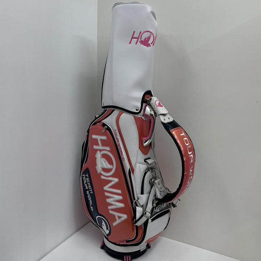 【ゴルフ用品】 HONMA | ホンマ HONMA キャディバッグ CB-1801 TOUR WORLD(2018) ﾌｰﾄﾞ有(ﾎﾟｹｯﾄ中) ﾀﾞﾒｰｼﾞあり【加古川店】