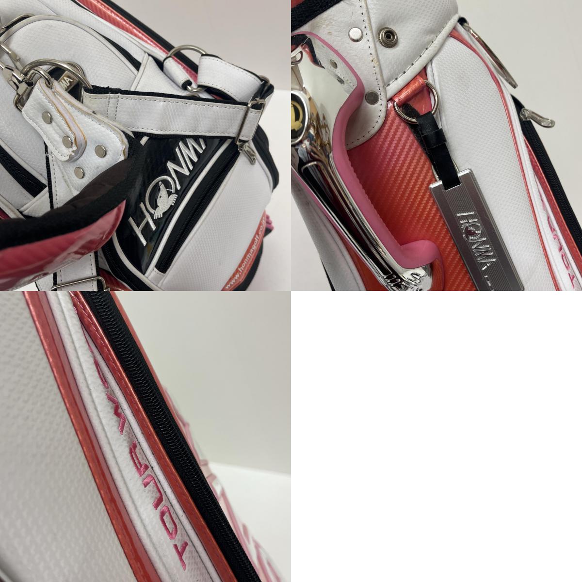 【ゴルフ用品】 HONMA | ホンマ HONMA キャディバッグ CB-1801 TOUR WORLD(2018) ﾌｰﾄﾞ有(ﾎﾟｹｯﾄ中) ﾀﾞﾒｰｼﾞあり【加古川店】