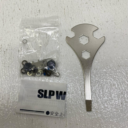 【フィッシング/釣り/釣具/リール】 SLP WORKS 90mm MCクランクハンドル ブラック/ゴールド【加古川店】