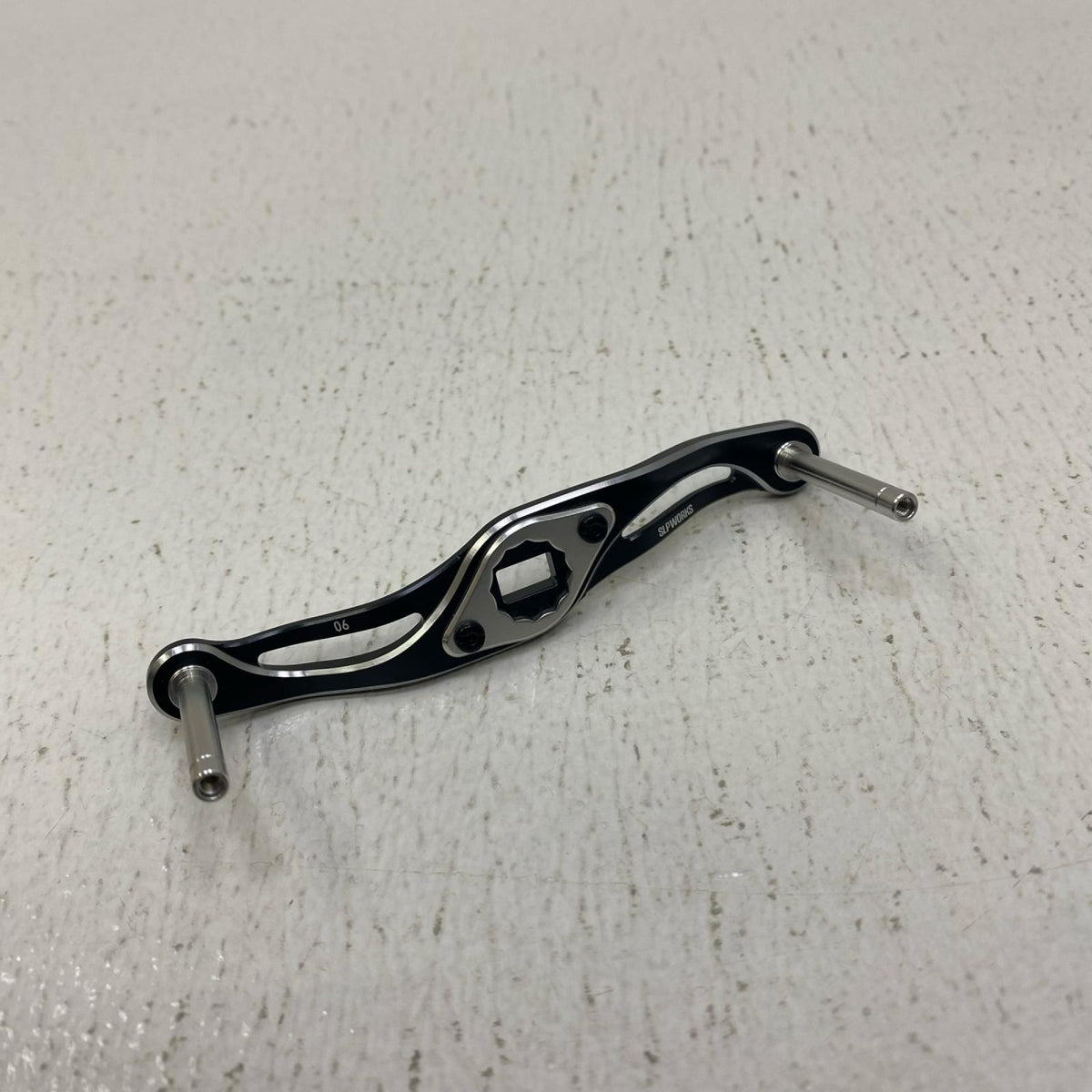 【フィッシング/釣り/釣具/リール】 SLP WORKS 90mm MCクランクハンドル ブラック/シルバー【加古川店】