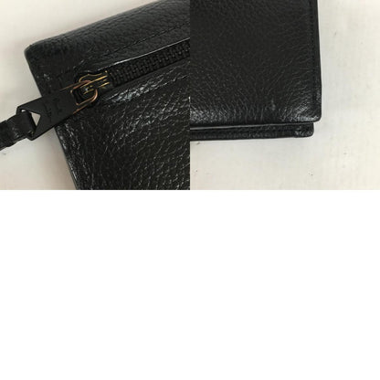 Paul Smith | ポール・スミス レザーブライトストライプトリム 二つ折り財布 ブラック【加古川店】