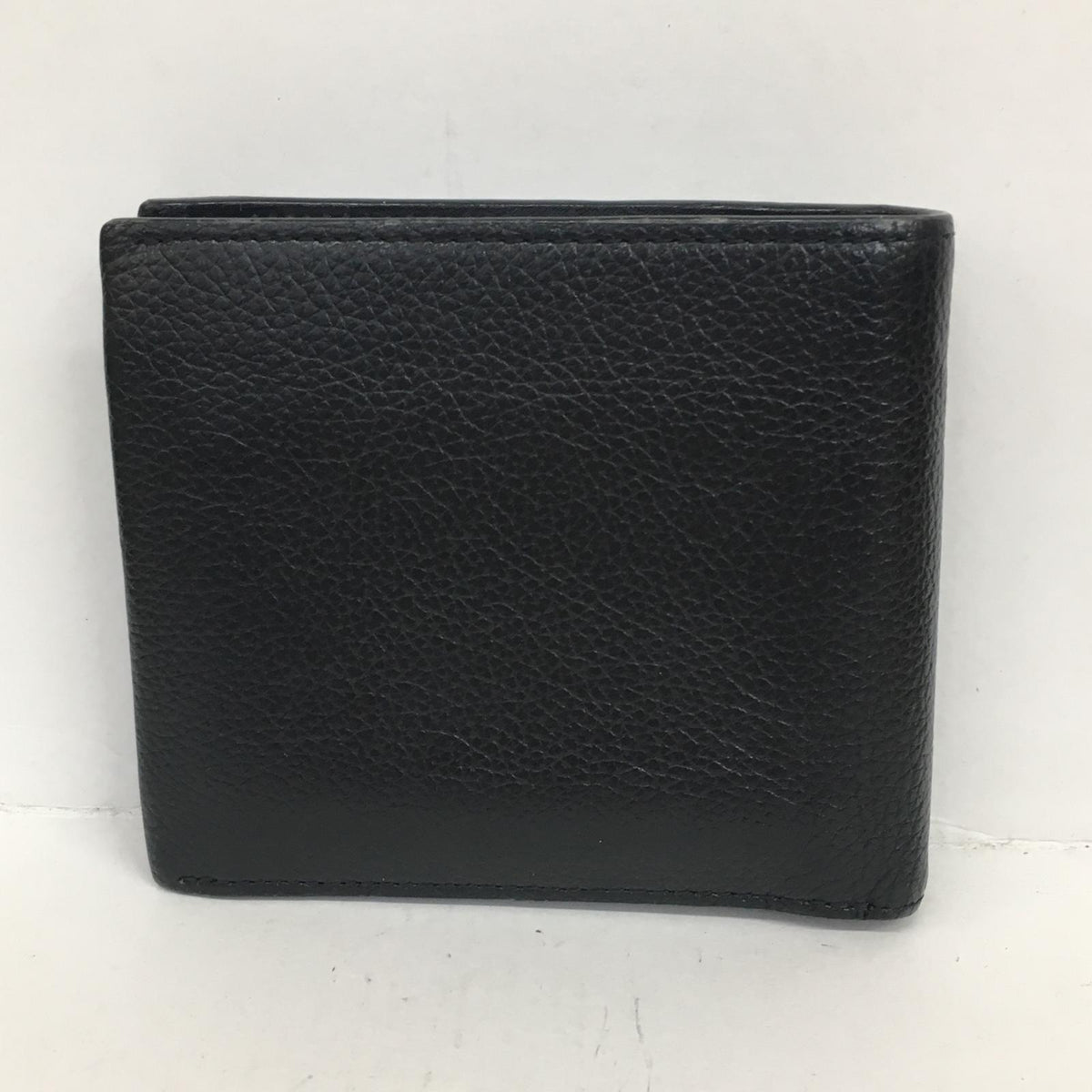 Paul Smith | ポール・スミス レザーブライトストライプトリム 二つ折り財布 ブラック【加古川店】