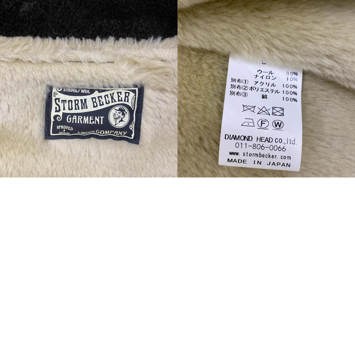 STORM BECKER | ストームベッカー FRANK MOTOR CO. SHORT CAR COAT その他アウター BZ-071S ブラック サイズ：L【加古川店】