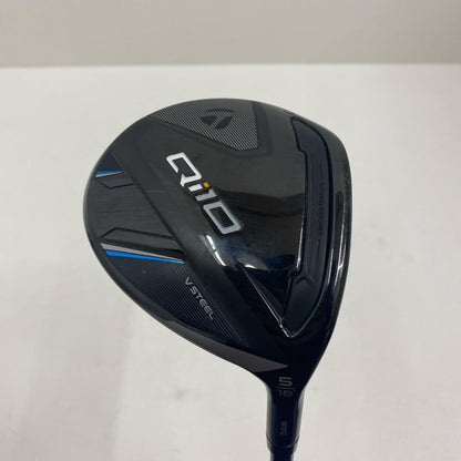【ゴルフ用品】 TaylorMade | テーラーメイド TaylorMade フェアウェイウッド Qi10(2024)5W 18° シャフト:Diamana TM50 S フレックス:S 約42ｲﾝﾁ【加古川店】