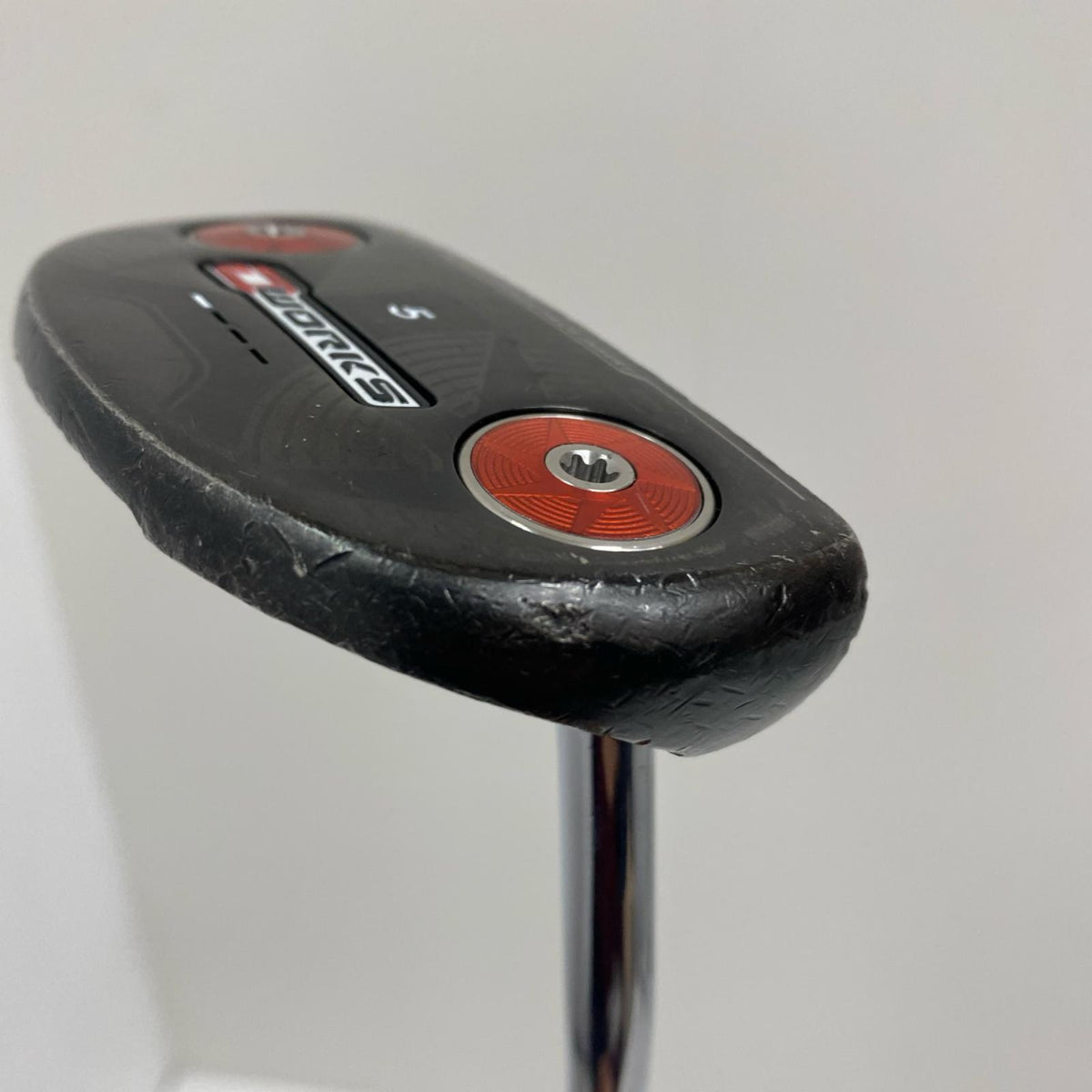 【ゴルフ用品】 ODYSSEY | オデッセイ ODYSSEY パター O-WORKS(2018) シャフト:G3764 ﾍｯﾄﾞｶﾊﾞｰ付属(ﾀﾞﾒｰｼﾞあり) 約31ｲﾝﾁ【加古川店】