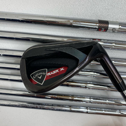【ゴルフ用品】 Callaway | キャロウェイ CALLAWAY アイアンセット RAZR X BLACK(2012) 8本ｾｯﾄ シャフト:NS.PRO950GH 5~9.P.S.A【加古川店】