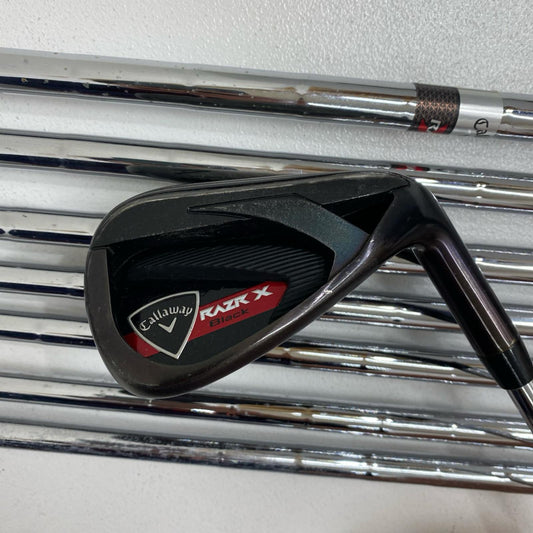 【ゴルフ用品】 Callaway | キャロウェイ CALLAWAY アイアンセット RAZR X BLACK(2012) 8本ｾｯﾄ シャフト:NS.PRO950GH 5~9.P.S.A【加古川店】