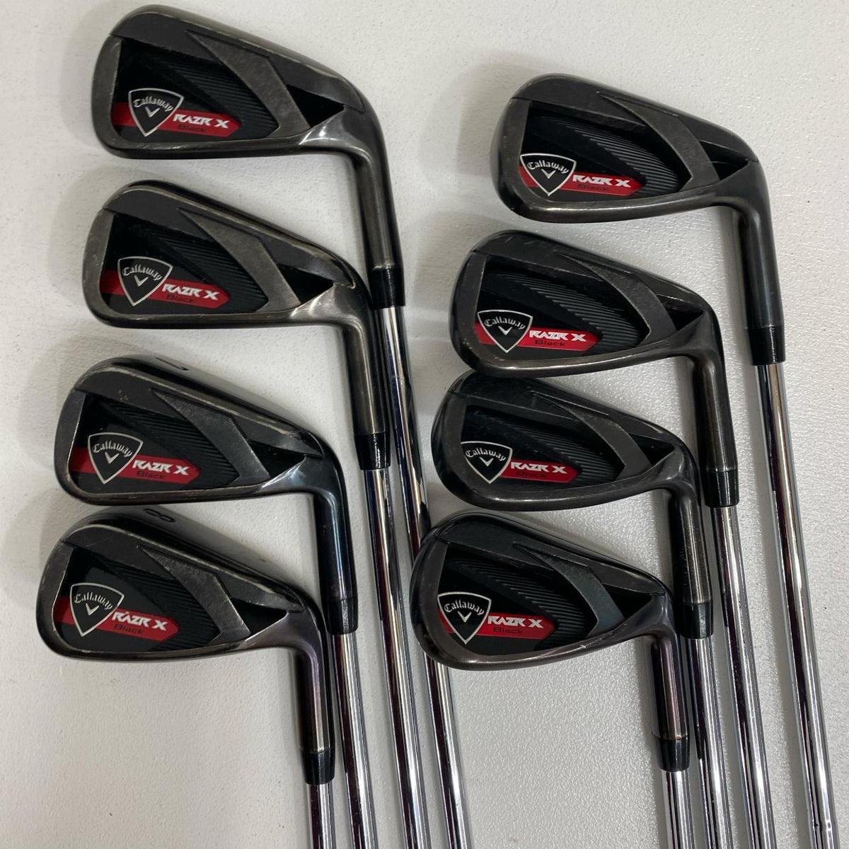 【ゴルフ用品】 Callaway | キャロウェイ CALLAWAY アイアンセット RAZR X BLACK(2012) 8本ｾｯﾄ シャフト:NS.PRO950GH 5~9.P.S.A【加古川店】