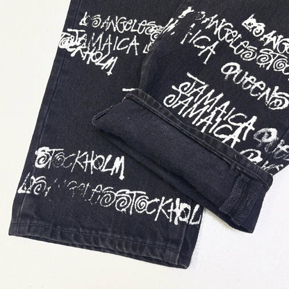 DENIM TEARS xStussy xOur Legacy xLevi’s デニムパンツ a1592-003 ブラック サイズ：32【加古川店】
