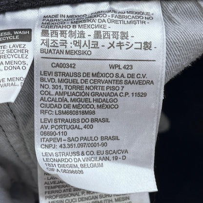 DENIM TEARS xStussy xOur Legacy xLevi’s デニムパンツ a1592-003 ブラック サイズ：32【加古川店】
