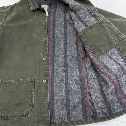 Carhartt | カーハート Michigan Chore Coat 00'S ﾌﾞﾗﾝｹｯﾄ/モスグリーン その他アウター C58MOS カーキ【加古川店】