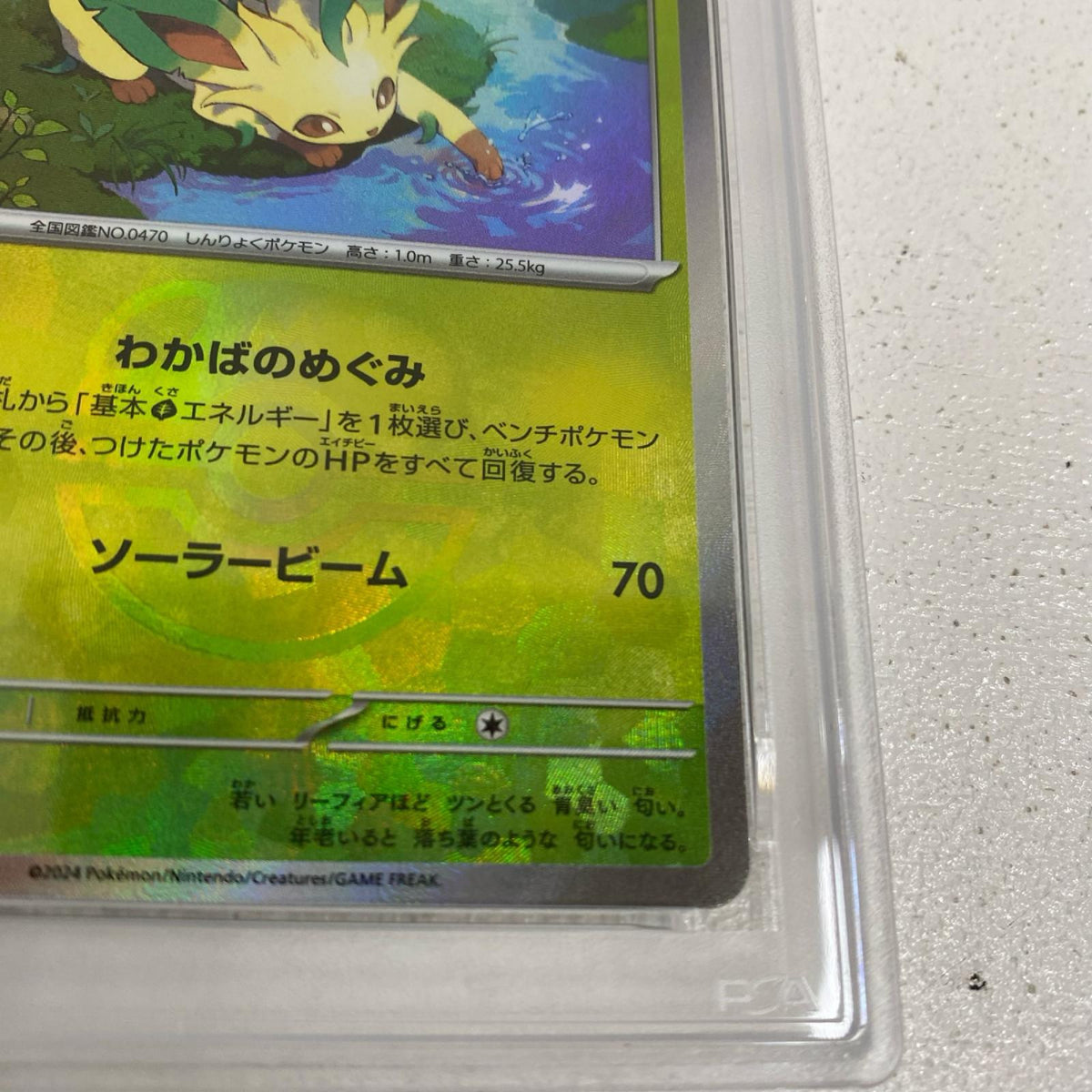 PSA10 リーフィア マスターボールミラー 002/18 serial:123344521【加古川店】